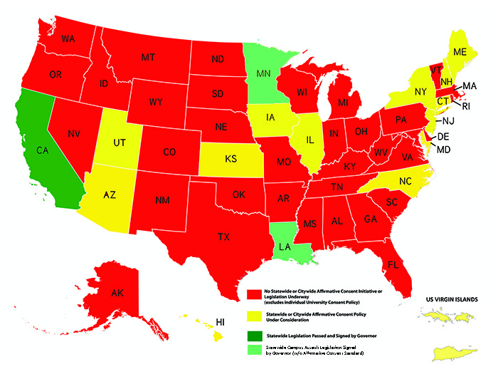 Affirmative Consent State by State